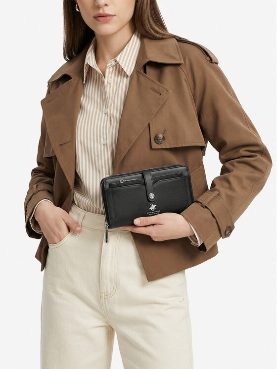 Beverly Hills Polo Club Πορτοφόλι Beverly Hills Polo Club CEO-BHPC-W1-011-SS26 Μαύρο