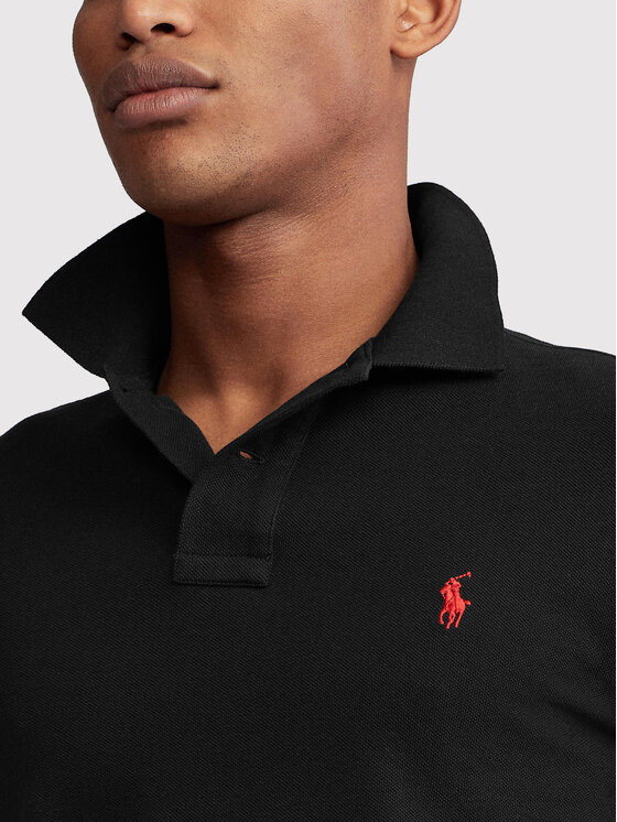 Polo Ralph Lauren Polo Ralph Lauren Поло 710681126037 Чорний Slim Fit