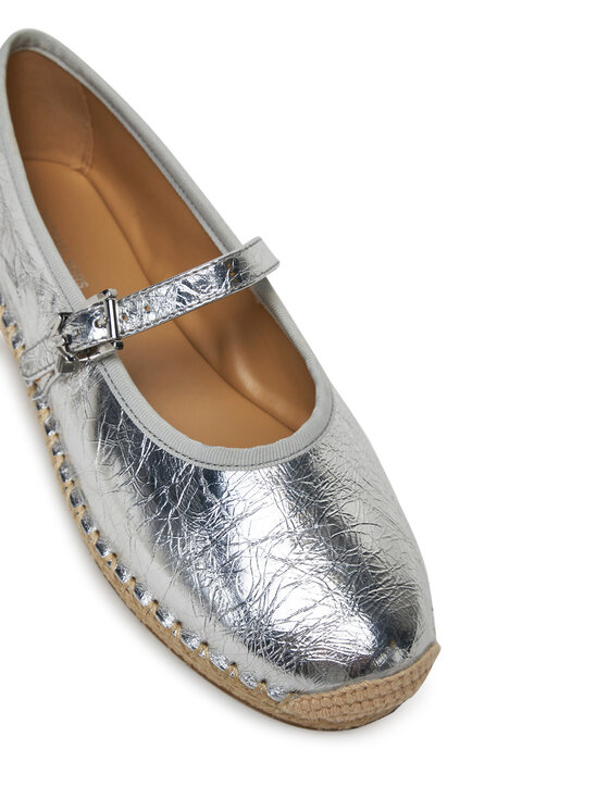 MICHAEL Michael Kors Espadrilky MICHAEL Michael Kors Lynn 40S5LYFP2M Strieborná