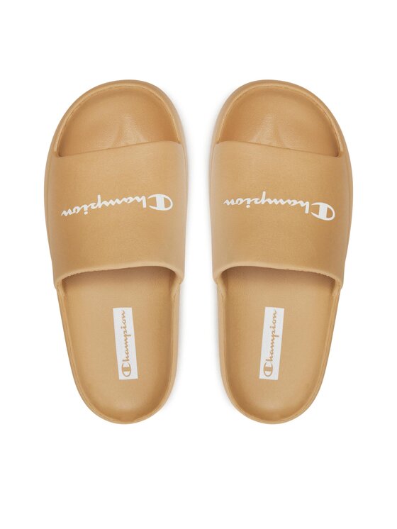 Champion Natikače Champion Soft Slipper Slide S22255-CHA-MS041 Bež