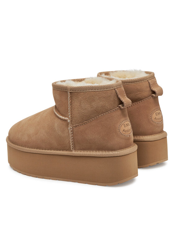 EMU Australia Botas de nieve EMU Australia Stinger Micro Flatform W13082 Beis