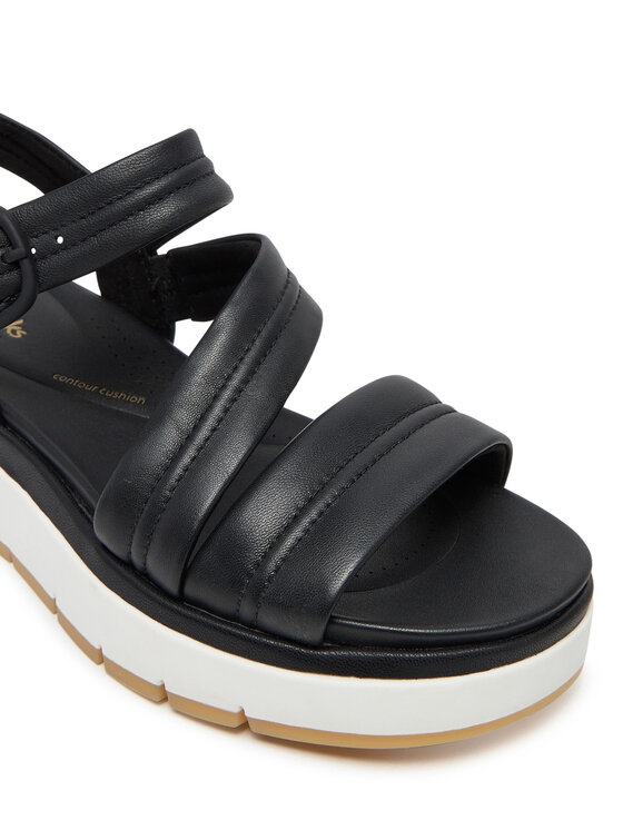 Clarks Босоніжки Clarks Tuscan Strap 26181473 Чорний
