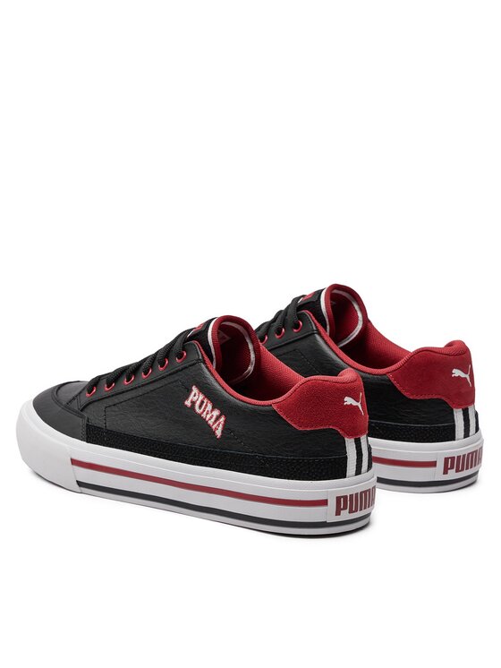 Puma Sneakersy Puma Court Classic Vulc Retro Club 395089-02 Čierna
