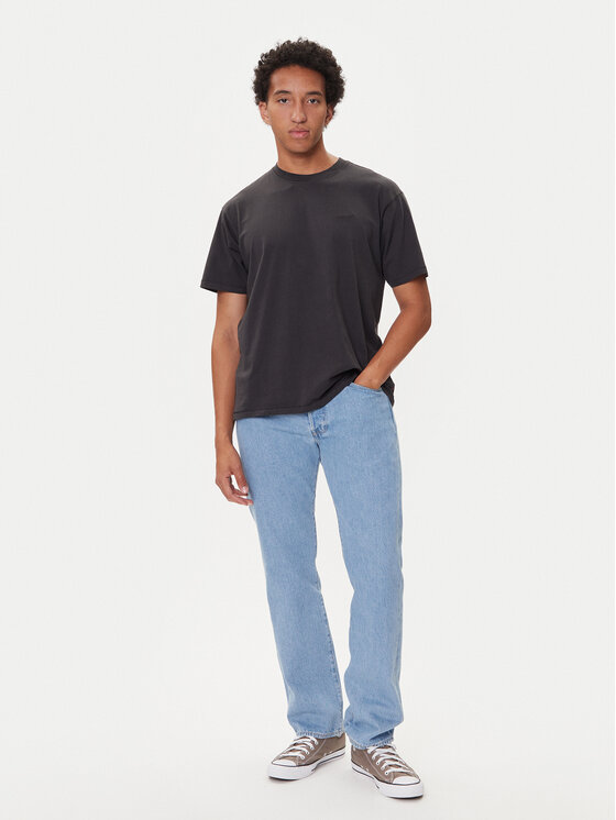 Levi's® Levi's® Póló Red Tab™ A0637-0001 Fekete Boxy Fit