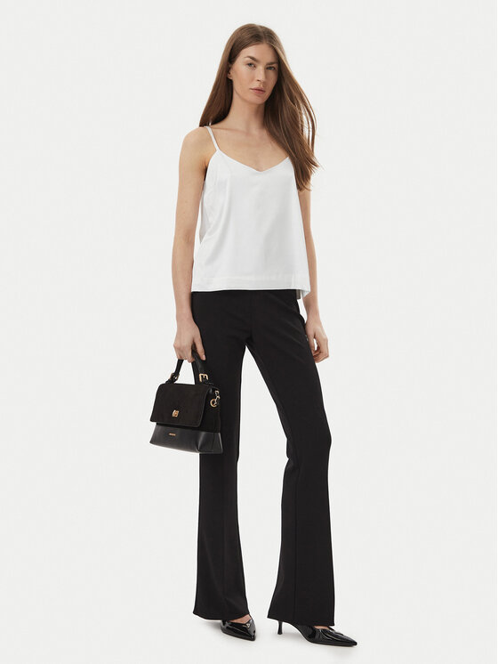 Simple Simple Top 62TSLED102 Blanco Regular Fit