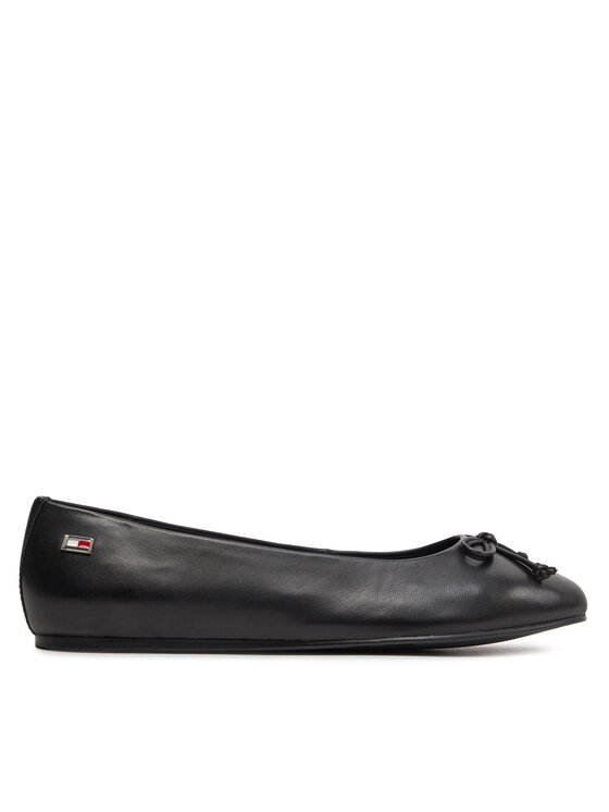 Tommy Hilfiger Balerīnas Tommy Hilfiger Essential Chic Ballerina FW0FW08059 Melns