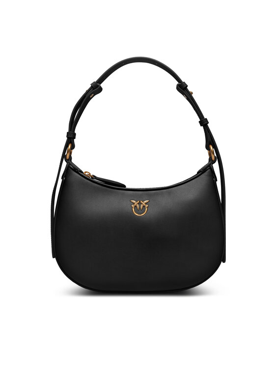 PINKO Ročna torba Pinko Half Moon Mini Fl . PE 24 PLTT 102790 A0F1 Črna