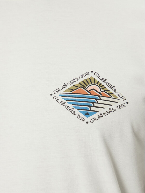 Quiksilver Quiksilver Majica EQYZT08038 Écru Regular Fit