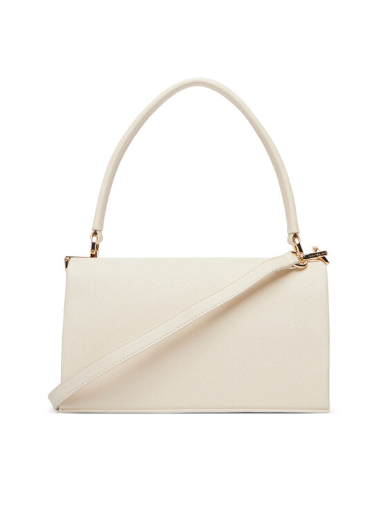 Tommy Hilfiger Τσάντα Tommy Hilfiger Th Monogram Pebble Grain Crossbody Bag AW0AW17216 Κρεμ