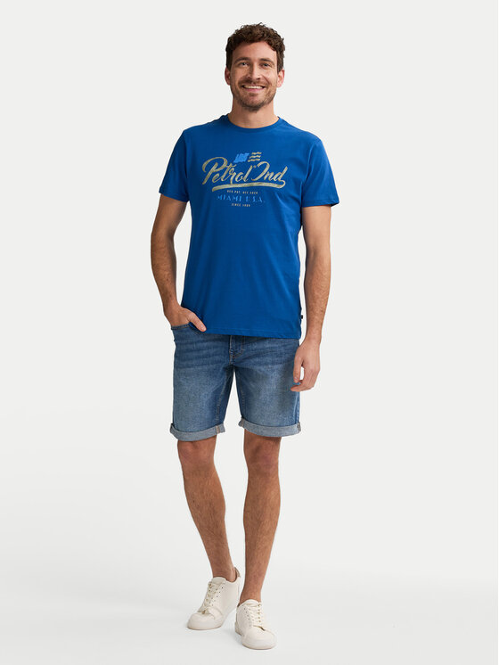 Petrol Industries Petrol Industries Camiseta M-1050-TSR600 Azul Regular Fit