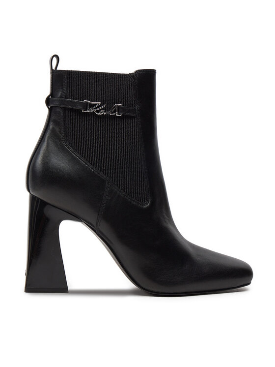 KARL LAGERFELD Īsie zābaki KARL LAGERFELD Astra Nova KL33160 Melns