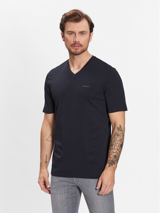 Bugatti Bugatti T-shirt 8450 35190 Blu scuro Slim Fit