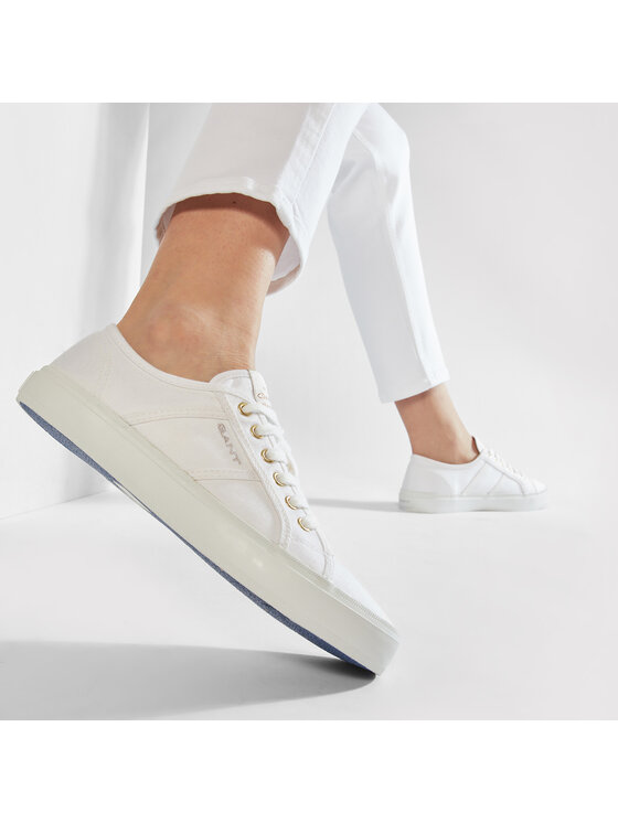 Gant Tenisenes Gant Pinestreet 22538609 Balts