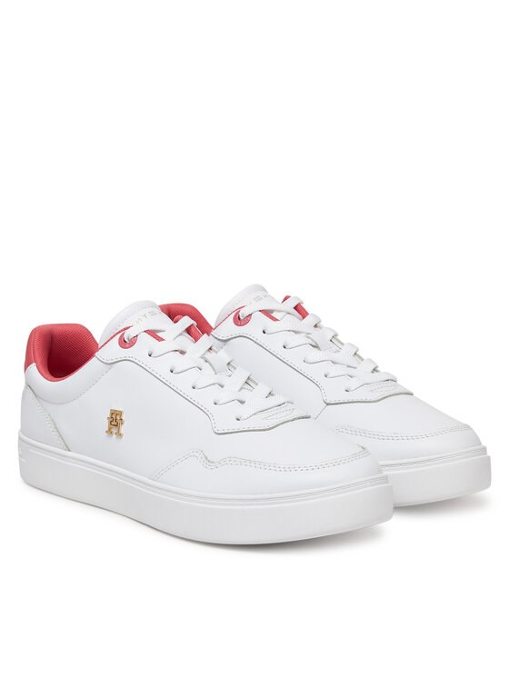Tommy Hilfiger Zapatillas Tommy Hilfiger Essential Elevated Court Sneaker FW0FW08680 Blanco