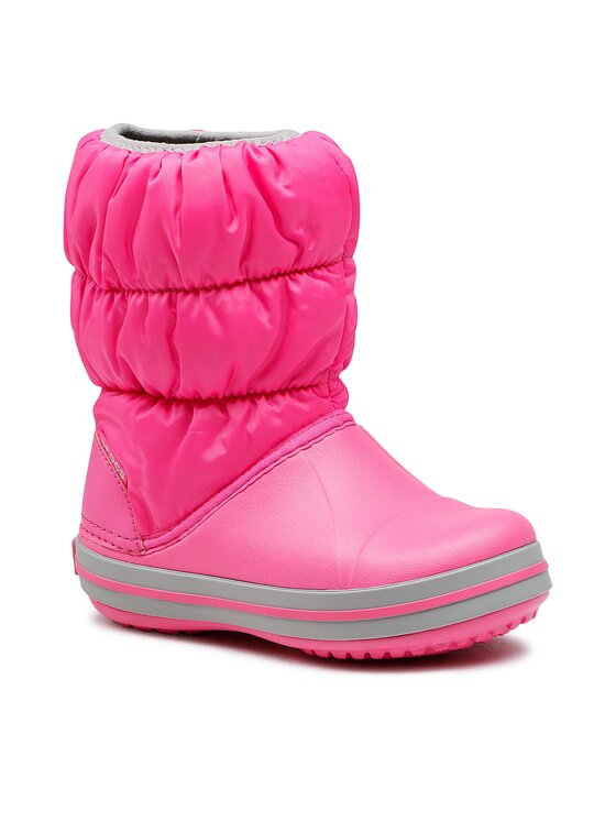 Crocs Апрески Crocs Winter Puff 14613-6TR Розов