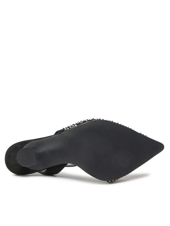 PINKO Augstpapēžu kurpes PINKO Lisette Slingback PE 23 BLKS1 100566 A0N6 Melns