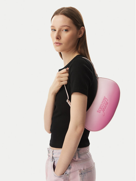 Tommy Jeans Geantă Tommy Jeans Tjw Must Degrade Shoulder Bag AW0AW18774 Roz deschis