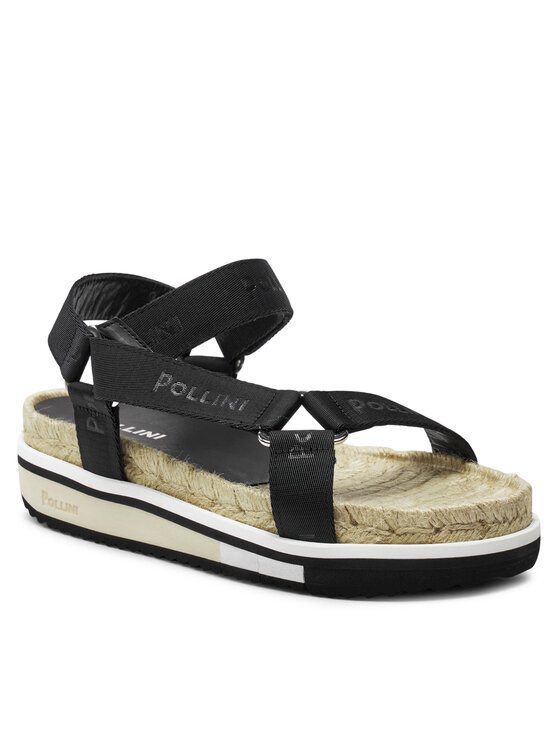 Pollini Espadrilky Pollini SA16655G0ITV0000 Černá