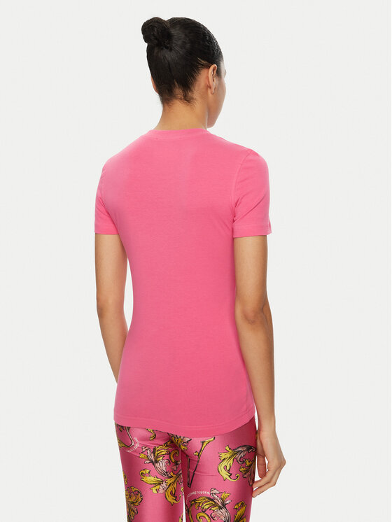 Versace Jeans Couture Versace Jeans Couture Футболка 78HAHT00 Рожевий Regular Fit