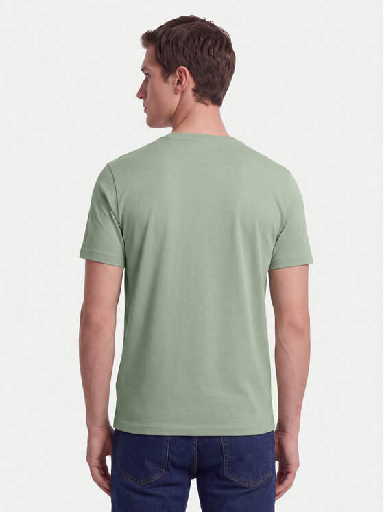 Gant Gant T-shirt Shield 2003184 Verde chiaro Regular Fit