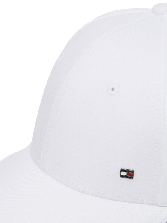 Tommy Hilfiger Gorra con visera Tommy Hilfiger Corp Flannel AM0AM13164 Blanco