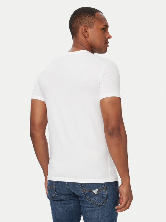 Guess Guess Футболка M6YI24 K3728 Білий Extra Slim Fit