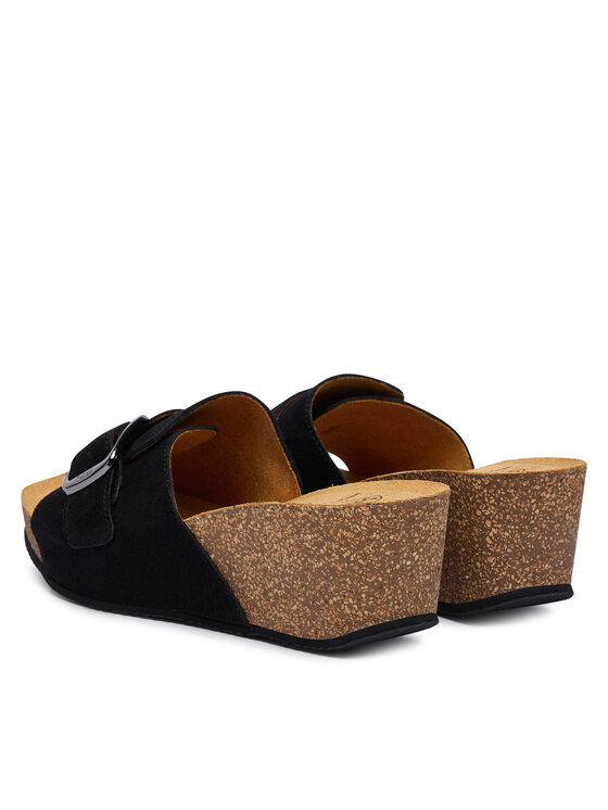 Scholl Шльопанці Scholl Tropica Buckle Med. MF00880 Чорний
