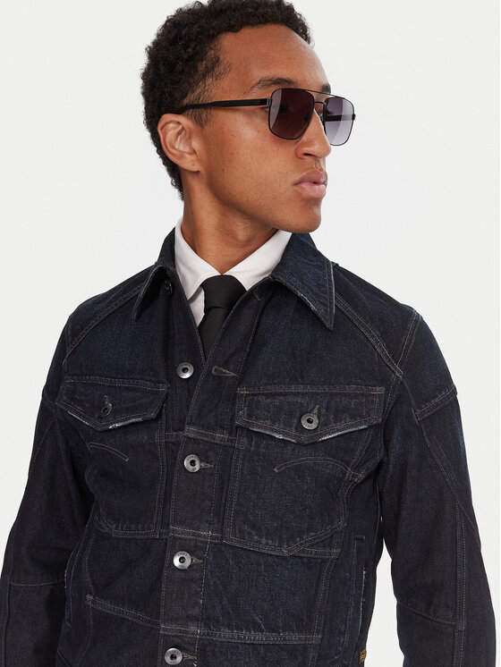 G-STAR G-Star Raw Jeansjacke Kitoh 3D D27404-E207 Dunkelblau Regular Fit