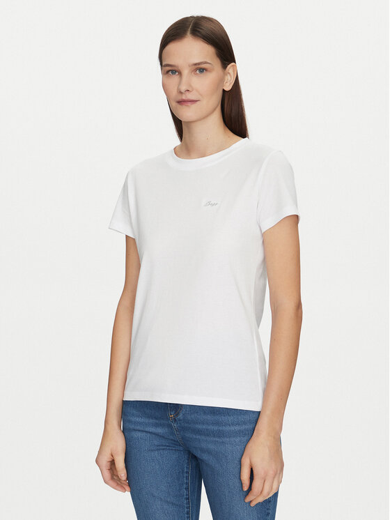 BOSS BOSS Marškinėliai Esogo 50536628 Écru Regular Fit
