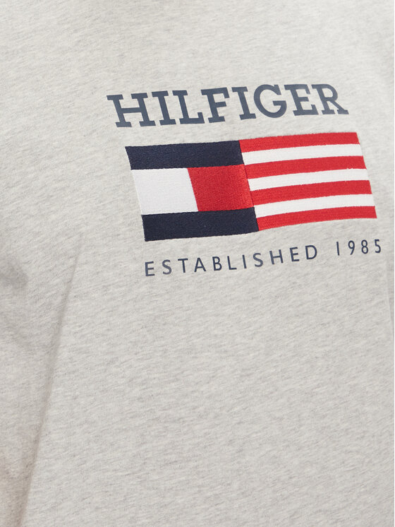 Tommy Hilfiger Tommy Hilfiger T-shirt American Monotype MW0MW39843 Grigio Regular Fit