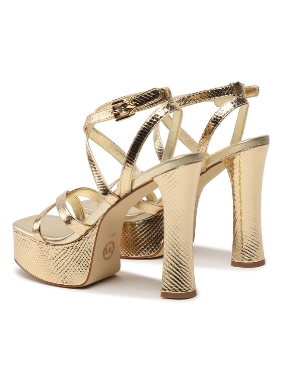 MICHAEL Michael Kors Sandalias MICHAEL Michael Kors Paola Platform Sandal 40S3PLHS1M Oro