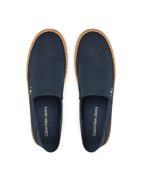 Calvin Klein Jeans Espadryle Calvin Klein Jeans Inj Espadrille Cv YM0YM01251 Granatowy