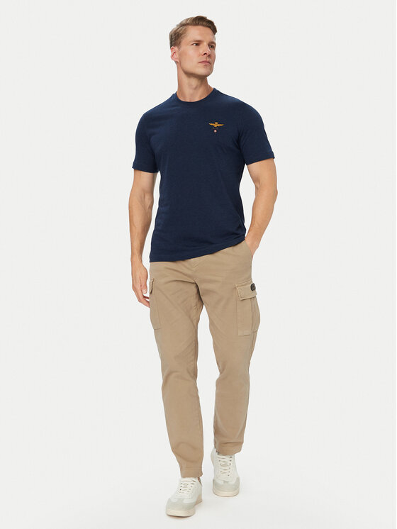Aeronautica Militare Aeronautica Militare Camiseta 262TS1580UJ00372 Azul marino Regular Fit