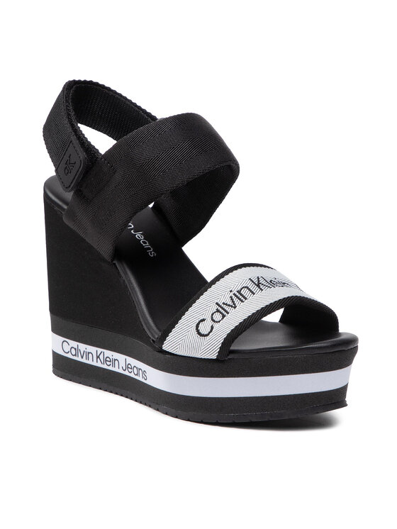 Calvin Klein Jeans Сандали Calvin Klein Jeans Wedge Sandal YW0YW00669 Цветен