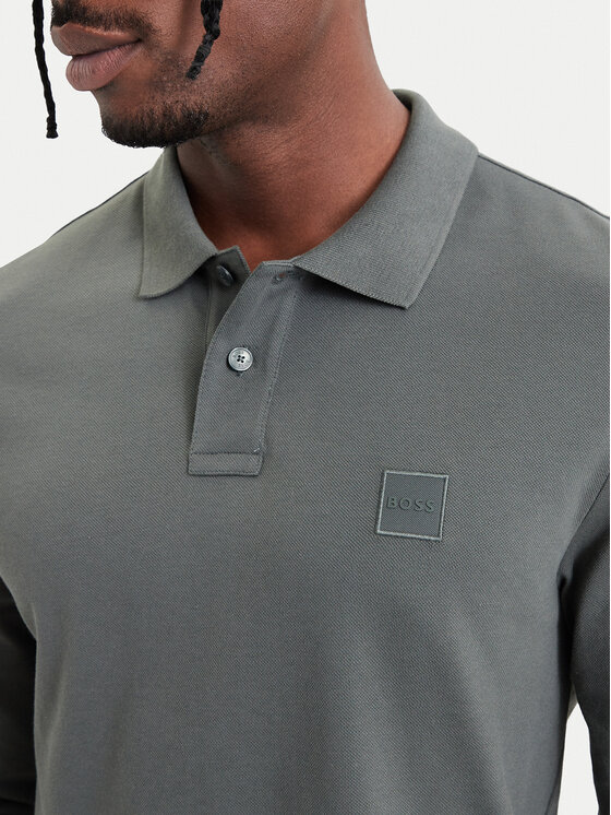 BOSS BOSS Polo Passerby 50507704 Caqui Slim Fit