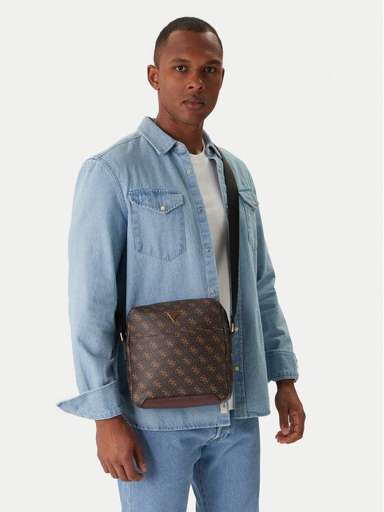 Guess Плоска сумка Guess HMTOLO P4258 Коричневий