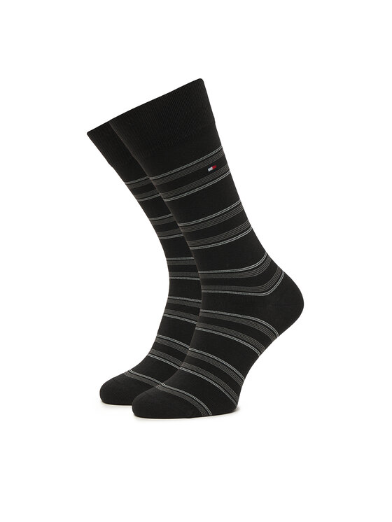 Tommy Hilfiger Dlouhé ponožky Tommy Hilfiger 701241159 Černá