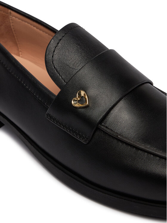 LOVE MOSCHINO Мокасини LOVE MOSCHINO JA10142G1OIA0000 Чорний