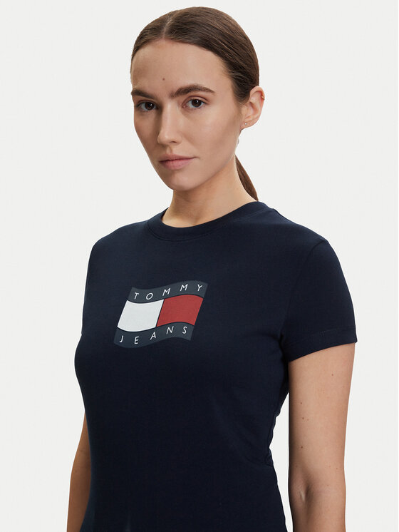 Tommy Jeans Tommy Jeans Camiseta DW0DW22781 Azul marino Regular Fit