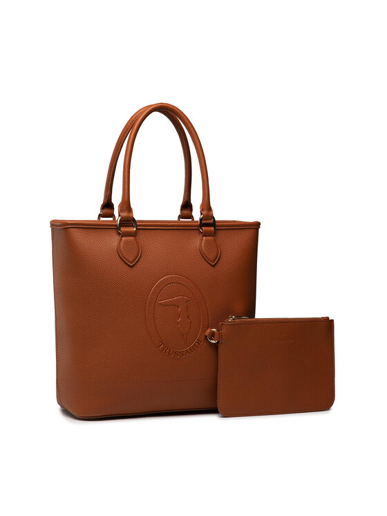 Trussardi Geantă Trussardi Iris Shopper 75B01194 Maro