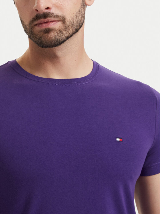 Tommy Hilfiger Tommy Hilfiger Camiseta MW0MW10800 Violeta Slim Fit