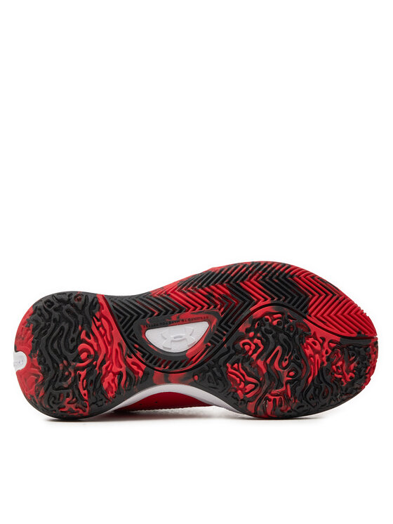Under Armour Buty do koszykówki Under Armour Pre-School UA Lockdown 7 3028514 Czerwony