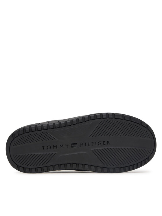 Tommy Hilfiger Пантофи Tommy Hilfiger Premium Comfort House Shoe FM0FM06014 Сив