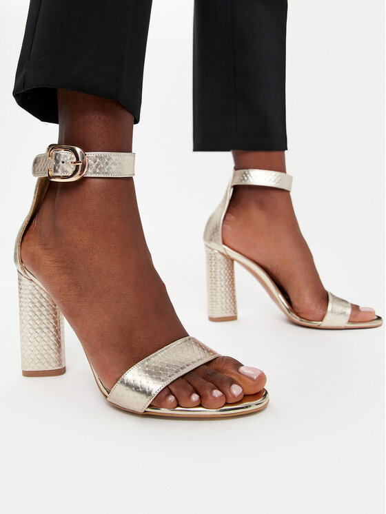 R.Polański Sandále R.Polański 0876 Zlatá