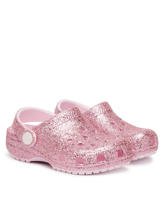 Crocs Шльопанці Crocs Classic Chunky Glitter Clog T 211940 Рожевий