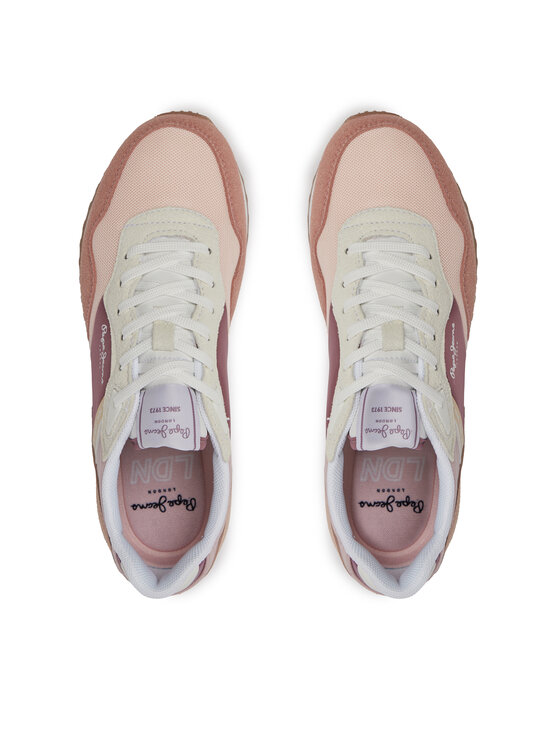 Pepe Jeans Sneakersy Pepe Jeans London Urban W PLS40005 Oranžová