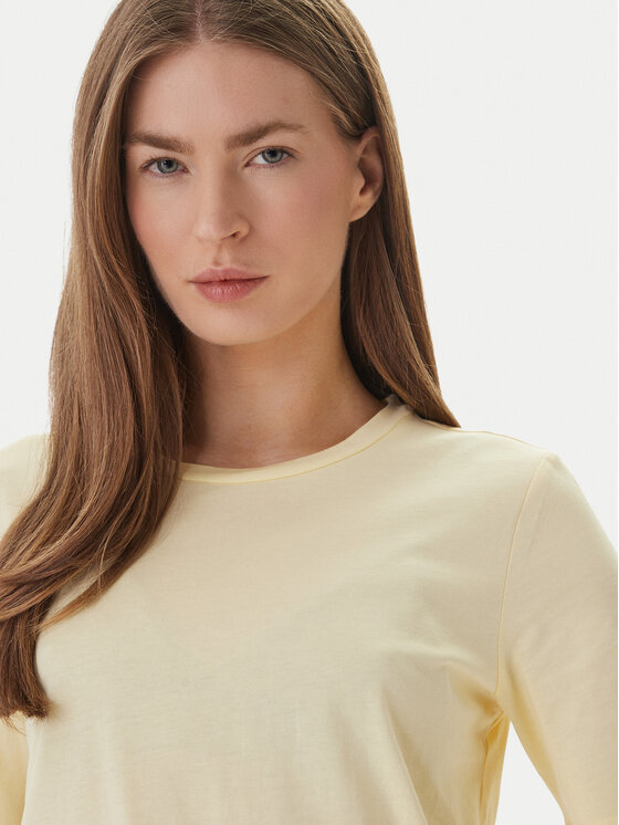 ONLY ONLY Camiseta 15270390 Amarillo Regular Fit