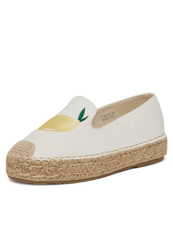 DeeZee Espadrilky DeeZee 8-807-2 Biela