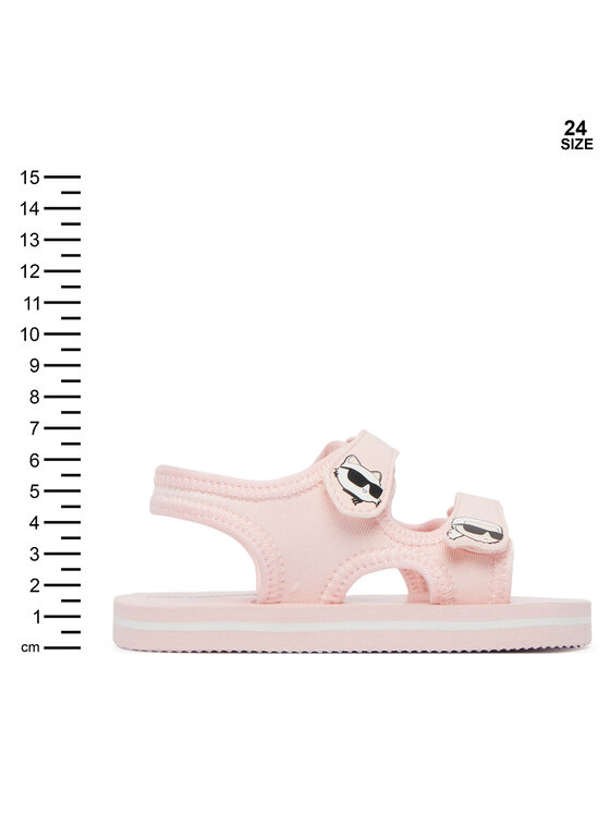 KARL LAGERFELD Босоніжки KARL LAGERFELD Z31183 M Рожевий