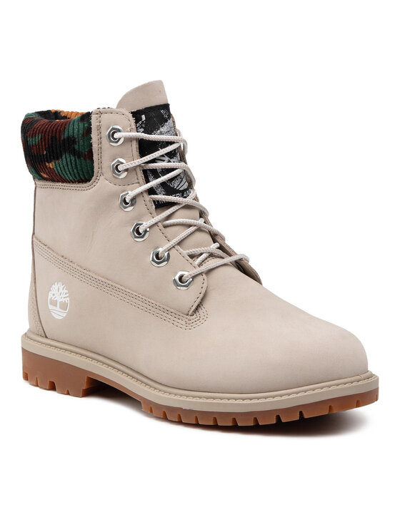 Timberland Outdoorová obuv Timberland Heritage 6 In Waterproof Boot TB0A2M83K511 Sivá